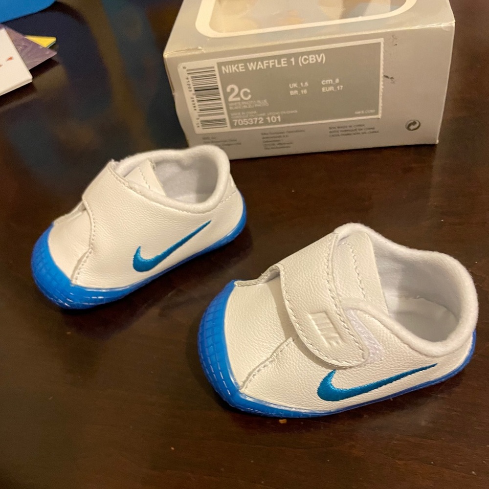 Baby Nike waffle shoes